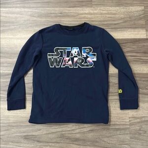 Star Wars Navy Blue Long Sleeve Crewneck Sweatshirt